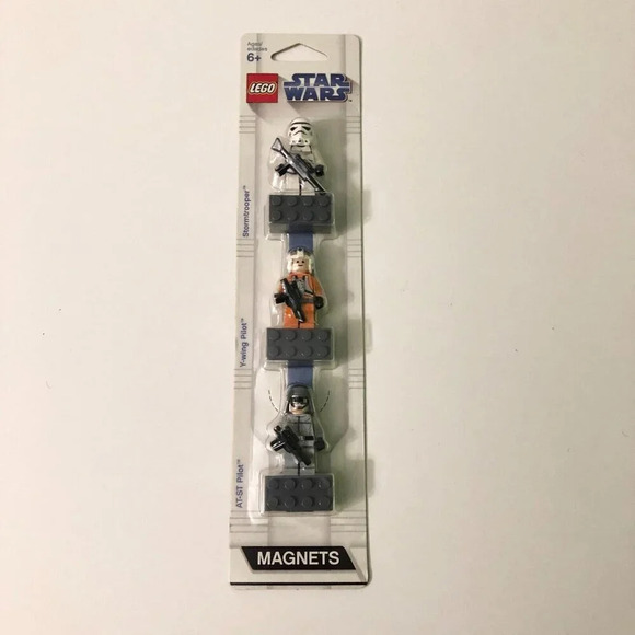 Star Wars  Lego Magnets Stormtrooper Y-wing Pilot AT-ST Driver - Picture 13 of 15